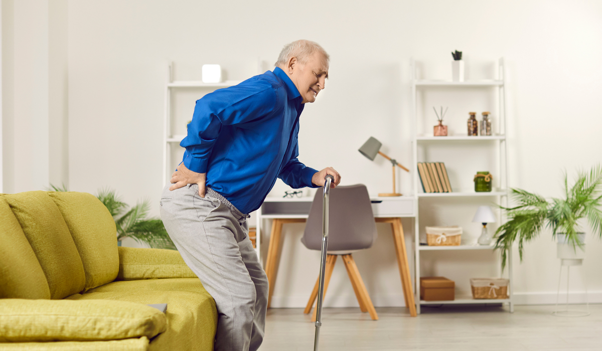 back pain when bending over