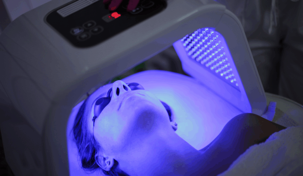 Dermatology Blue Light Treatment