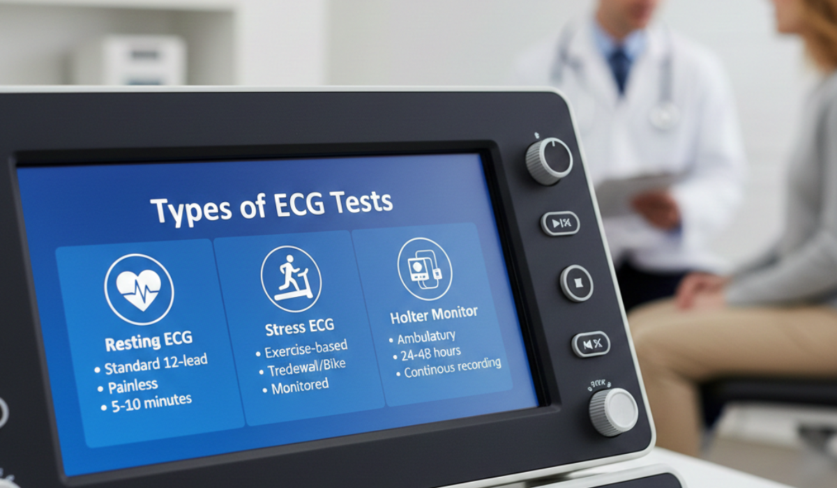 Types of ECG Tests