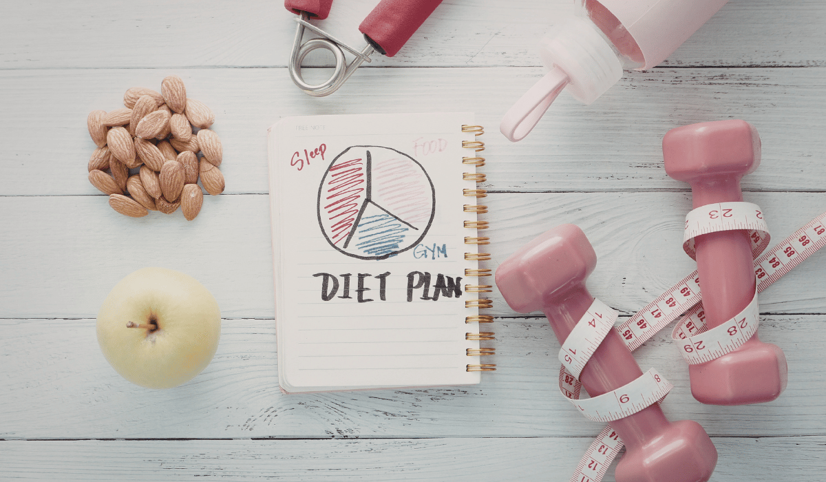 Balanced exercise and nutrition plan for better health